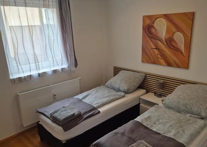 Weisenau-schlafbereich - Einzel-oder Doppelbett Apartamento Mainz