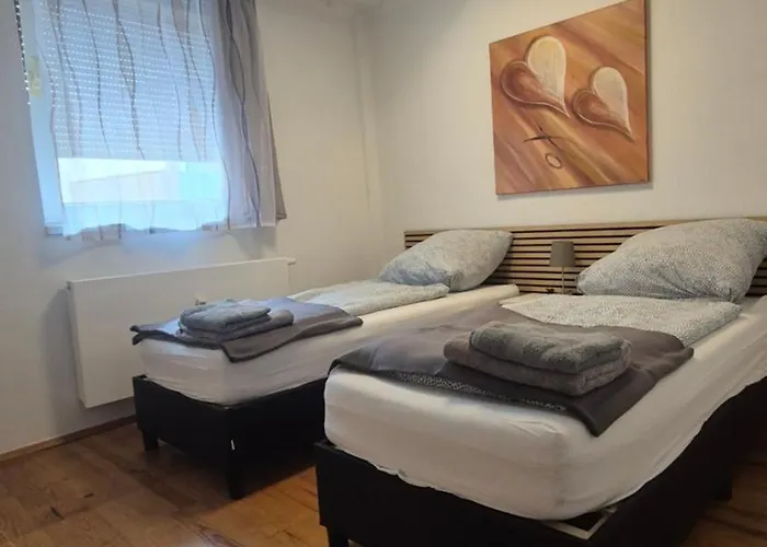 Apartamento Weisenau-schlafbereich - Einzel-oder Doppelbett Mainz